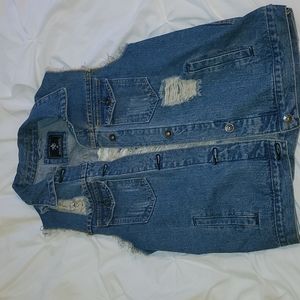 American Bazi jean vest